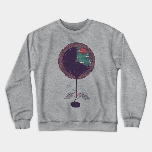 Night Falls Crewneck Sweatshirt by againstbound